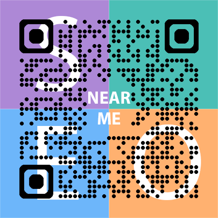 Scannable digital R-code connecting enterprise clients with the Near Me SEO™ digital marketing agency in Fort Collins.