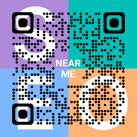 Scannable digital R-code connecting enterprise clients with the Near Me SEO™ digital marketing agency in Denver